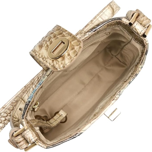 Brahmin Marley Small Leather Crossbody - Anthracite Flashback - Picture 4 of 10